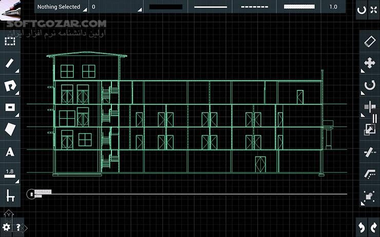 دانلود CAD Touch Pro 5.0.9 for Android +4.3 - دانلود اتوکد موبایل برای اندروید - سافت گذر