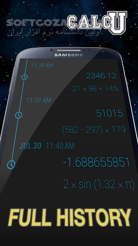 دانلود CALCU™ Stylish Calculator Premium 3.9.8 for Android +4.0 - دانلود ماشین حساب ساده برای اندروید - سافت گذر