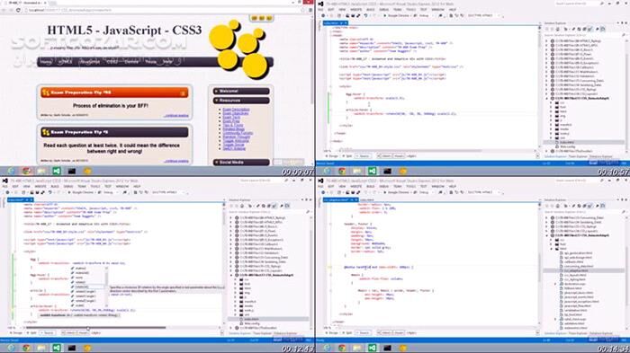 دانلود CBT Nuggets - Microsoft Visual Studio 2012 70-480 - دانلود فیلم آموزش مایکروسافت ویژوال استودیو 2012 – آزمون 70-480 - سافت گذر