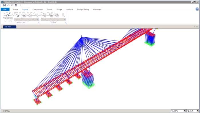 دانلود CSI Bridge Advanced 26.3.0.3324 - دانلود آنالیز اجزای دینامیک و استاتیک پل - سافت گذر