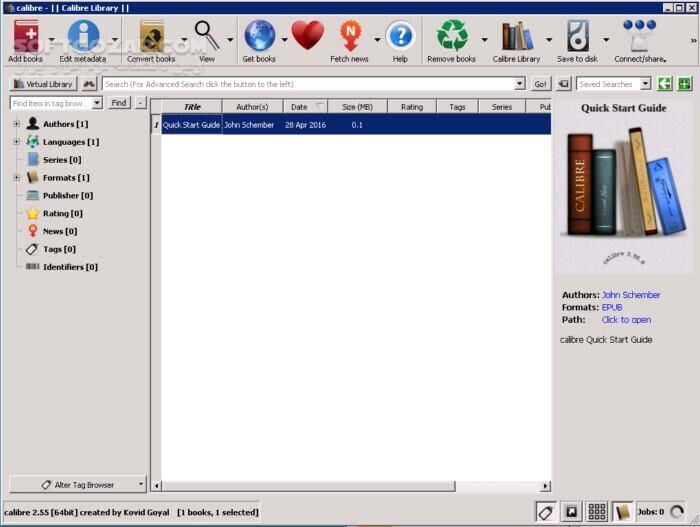 دانلود Calibre 8.16.0 Win/Mac/Linux + Portable - دانلود مدیریت کتاب های دیجیتالی کالیبر - سافت گذر