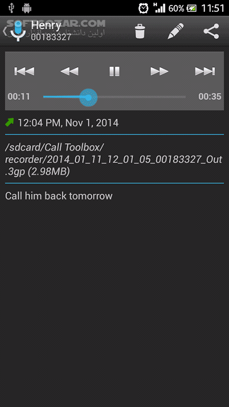 دانلود Call Toolbox Pro 2.6 for Android +2.3.3 - دانلود مدیریت تماس ها برای اندروید - سافت گذر