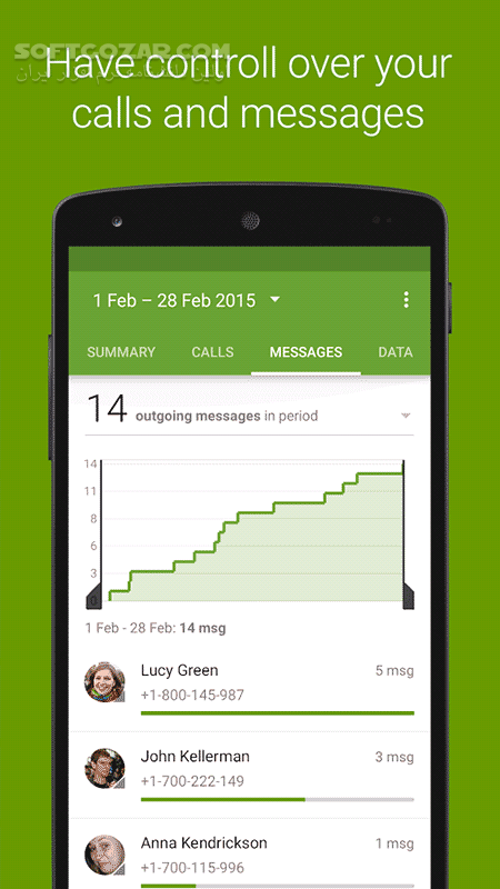دانلود Callistics 2.7.1 Premium for Android +2.3 - دانلود گزارش تماس، پیام، دیتا برای اندروید - سافت گذر