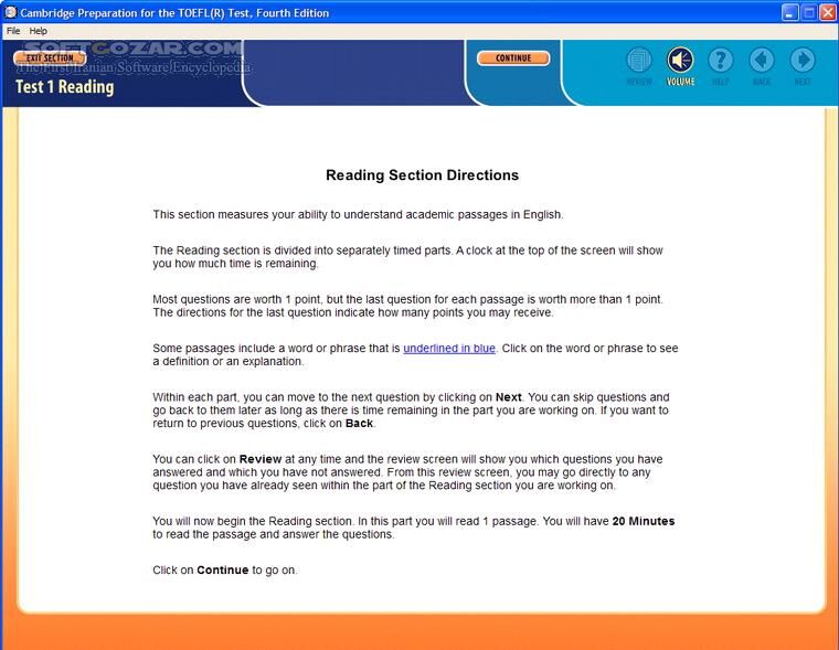 دانلود Cambridge Preparation For The TOEFL Test - 4th Edition - دانلود مجموعه آموزشی دانشگاه کمبریج جهت کسب آمادگی برای شرکت و گذراندن آزمون تافل - سافت گذر