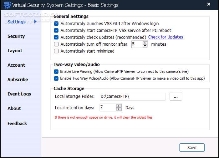 دانلود CameraFTP Virtual Security System 5.1.175.358 - دانلود تبدیل کامپیوتر به دوربین مدار بسته - سافت گذر