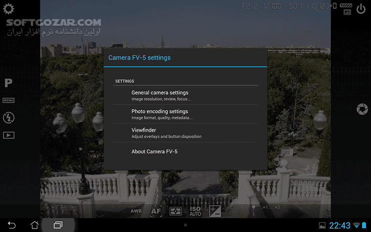 دانلود Camera FV 5.3.2 for Android +2.3 - دانلود دوربین اف وی برای اندروید - سافت گذر