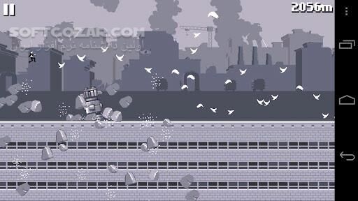 دانلود Canabalt HD 3.0 for Android +2.3 - دانلود بازی پرش از روی ساختمان ها برای اندروید - سافت گذر