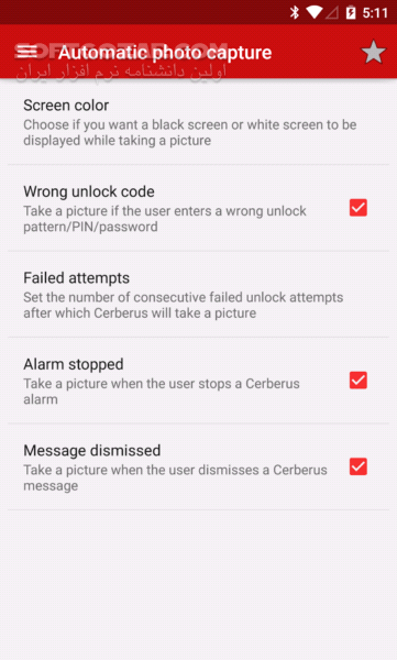 دانلود Cerberus anti theft 3.5.7 for Android +4.0 - دانلود بهترین و کاملترین برنامه برای ردیابی گوشی های سرقتی برای اندروید - سافت گذر