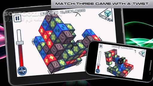دانلود Chain3D Premium 1.2.6 for Android - دانلود بازی مکعب سه بعدی برای اندروید - سافت گذر