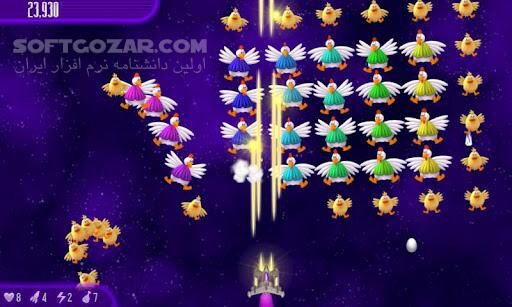 دانلود Chicken Invaders All Release for Android +2.3 - دانلود مجموعه بازی های مرغان مهاجم برای اندروید - سافت گذر