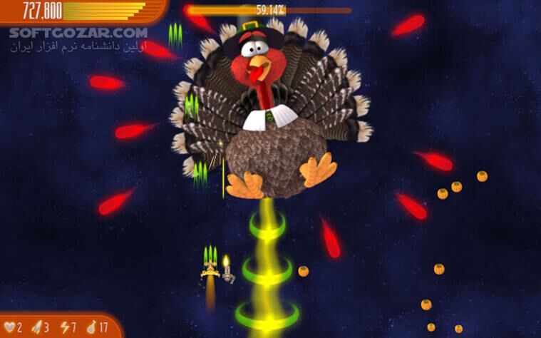 دانلود Chicken Invaders Ultimate Omelette Thanksgiving Edition - دانلود بازی مرغان مهاجم - اُملت نهایی | نسخه‌ی Thanksgiving - سافت گذر