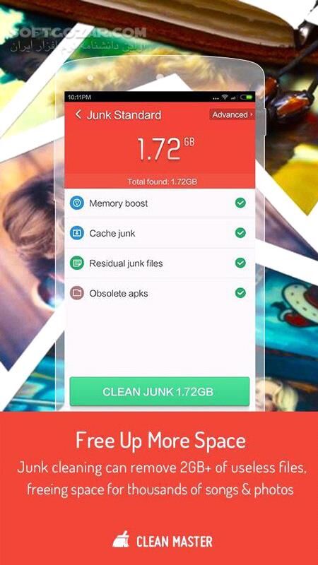 دانلود Clean Master 7.5.3 for Android +4.2 - دانلود حذف اطلاعات کلین مستر برای اندروید - سافت گذر