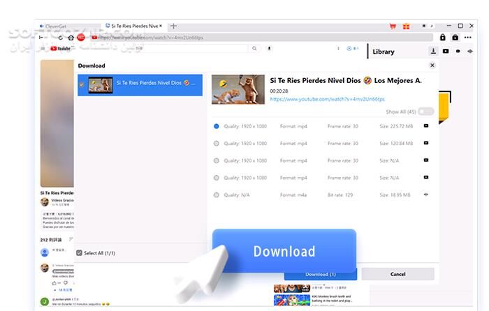 دانلود CleverGet 19.0.0.3 - دانلود دانلود همه نوع ویدئو از همه سایت ها - سافت گذر