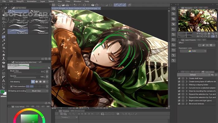 دانلود Clip Studio Paint EX 2.3.0 - دانلود طراحی مانگا و کمیک استریپ - سافت گذر