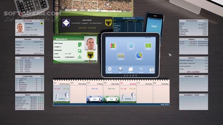 دانلود Club Manager 2016 + Hotfix and Updates - دانلود بازی مدیریت باشگاه فوتبال 2016 - سافت گذر