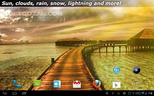 دانلود Coloring Weather Screen 1.4.2 for Android - دانلود نمایش آب و هوا در رنگ های مختلف برای اندروید - سافت گذر