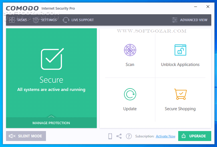 دانلود Comodo Internet Security Premium 12.3.4.8162 + Offline Update - دانلود آنتی ویروس کومودو - سافت گذر