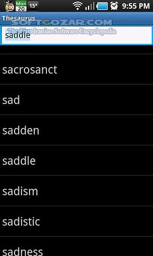 دانلود Concise Oxford Thesaurus Premium 10.0.411 for Android +4.1 - دانلود دیکشنری مختصر و مفید آکسفورد به همراه الفاظ مترادف برای اندروید - سافت گذر