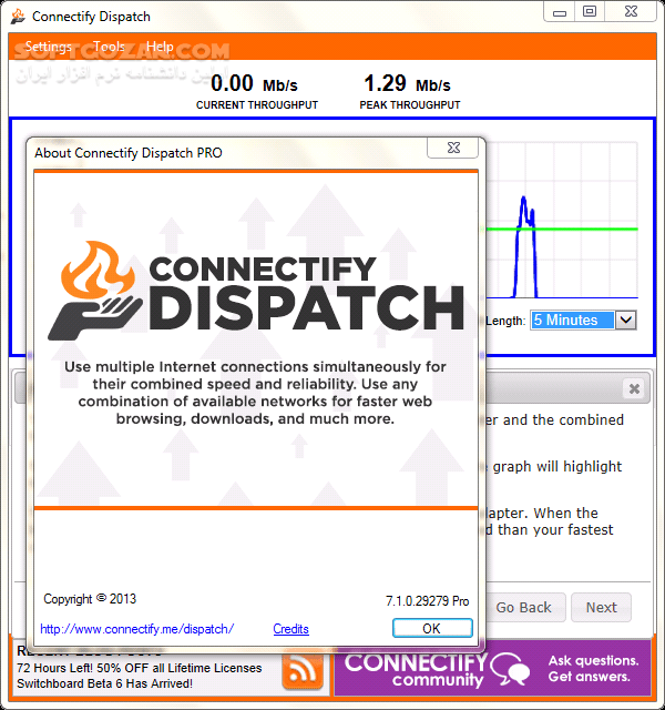 دانلود Connectify Dispatch-Hotspot Pro 9.2.0.32804 / Hotspot 2018.1.1.38937 Max - دانلود برنامه ترکیب چند روش اتصال به اینترنت و افزایش سرعت و برنامه تبدیل لپ‌تاپ به فرستنده وایرلس هات‌اسپات - سافت گذر