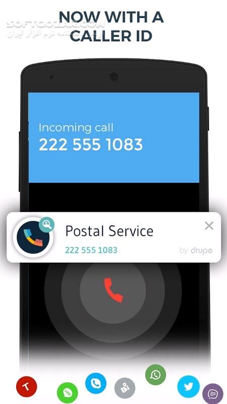 دانلود Contacts Phone Dialer Drupe 3.8.7 For android +4.1 - دانلود دروپ برای اندروید - سافت گذر