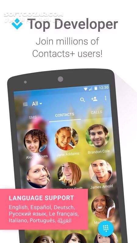 دانلود Contacts + 5.117.45 for Android +4.0.3 - دانلود تماس و شماره گیر برای اندروید - سافت گذر