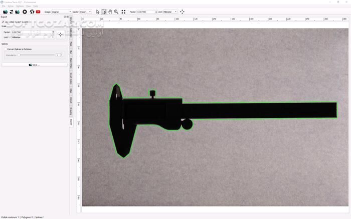 دانلود ContourTrace Professional 2.8.5 - دانلود تبدیل تصاویر پیکسلی به برداری - سافت گذر