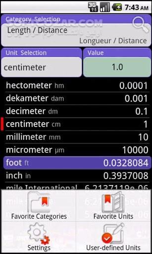 دانلود ConvertPad Plus 2.9.11 for Android +2.3 - دانلود تبدیل واحدها برای اندروید - سافت گذر
