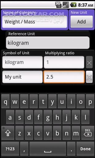 دانلود ConvertPad Plus 2.9.11 for Android +2.3 - دانلود تبدیل واحدها برای اندروید - سافت گذر