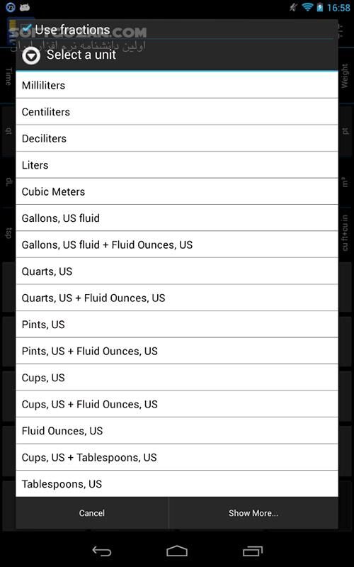 دانلود Convertor Pro 8.0 for Android +2.3 - دانلود مبدل واحدها برای اندروید - سافت گذر
