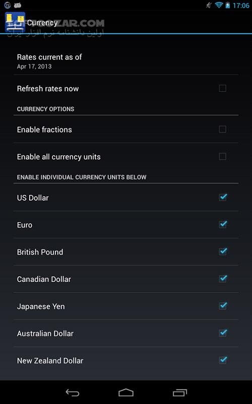 دانلود Convertor Pro 8.0 for Android +2.3 - دانلود مبدل واحدها برای اندروید - سافت گذر