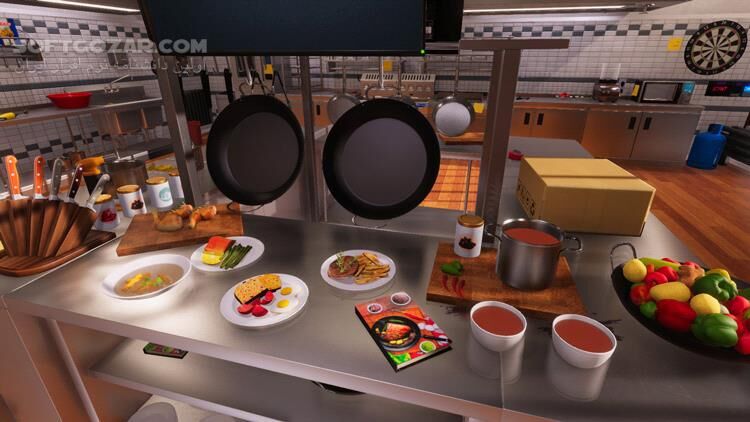 دانلود Cooking Simulator - Pizza - دانلود بازی آشپزی برای کامپیوتر - سافت گذر