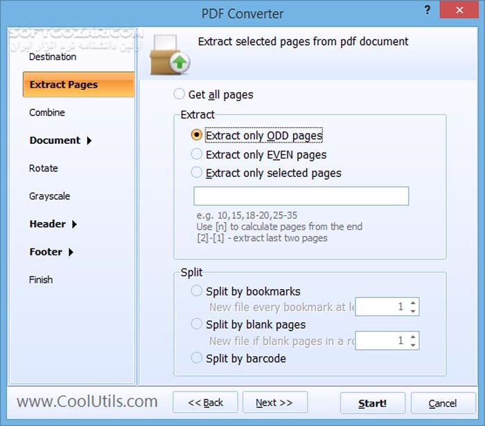 دانلود Coolutils PDF Splitter Pro 6.1.0.79/50 - دانلود تقسیم فایل های پی دی اف - سافت گذر