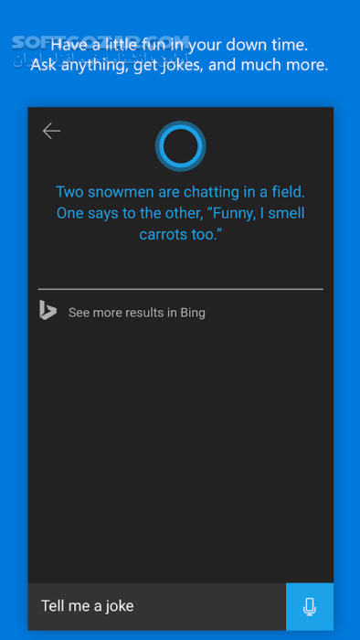 دانلود Cortana  3.3.3.2854 for Android +4.4 - دانلود کورتانا برای اندروید - سافت گذر