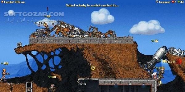 دانلود Cortex Command Build 30 - دانلود بازی فرماندهی مغز - سافت گذر