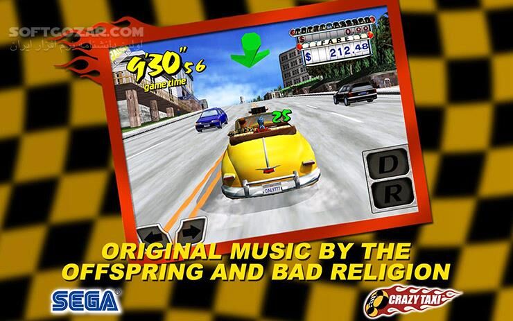دانلود Crazy Taxi 1.52 for Android +2.3 - دانلود بازی تاکسی دیوانه برای اندروید - سافت گذر