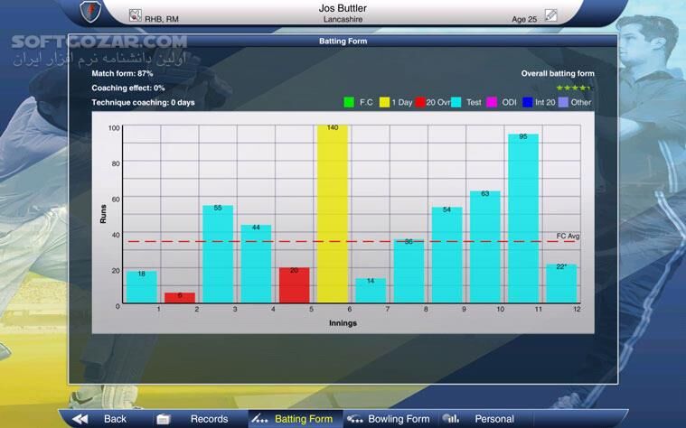 دانلود Cricket Captain 2015 - دانلود بازی کاپیتان کریکت 2015 - شبیه‌ساز ورزش کریکت - سافت گذر