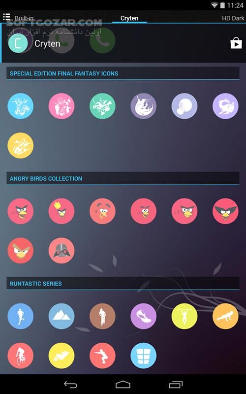 دانلود Cryten 20.9.0 for Android +4.0 - دانلود پک آیکون کرایتن برای اندروید - سافت گذر