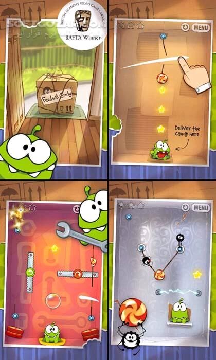 دانلود Cut The Rope 3.37.0 for Android +4.1 - دانلود طناب را ببر برای اندروید - سافت گذر