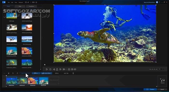 دانلود CyberLink ActionDirector Ultra 3.0.9606.0 - دانلود ساخت و ویرایش ویدئوهای اکشن - سافت گذر
