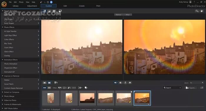 دانلود CyberLink PhotoDirector Ultra 2026 17.0.1202.0 - دانلود ویرایش عکس - سافت گذر