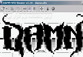 دانلود DAMN NFO Viewer 2.10.0032.RC3 - دانلود بهترین ابزار نمایش متن‌های حاوی تصاویر هنری با پسوند nfo - سافت گذر