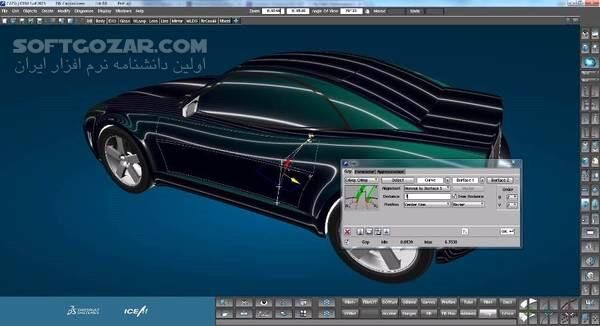 دانلود Dassault Systemes CATIA ICEM Surf 2015.2 / 2016.1 x64 HF1 - دانلود مدلسازی سطوح و منحنی و ابزار های هندسی - سافت گذر