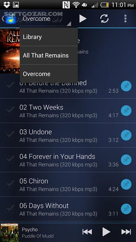دانلود DSub 5.3.5 for Android +4.0 - دانلود موزیک پلیر آنلاین برای اندروید - سافت گذر
