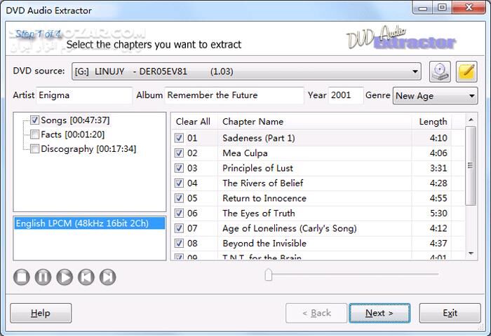 دانلود DVD Audio Extractor 8.7.0 - دانلود استخراج صدا از دی‌وی‌دی - سافت گذر