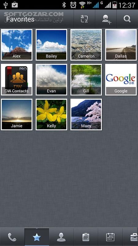 دانلود DW Contacts & Phone & Dialer 3.1.7.5 pro for Android +2.1 - دانلود دفترچه تلفن و شماره گیر برای اندروید - سافت گذر