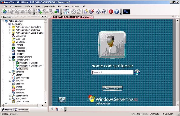 دانلود DameWare NT Utilities 8.0.1.151 - دانلود یکی از بهترین نرم افزار های مدیریت شبکه های کامپیوتری - سافت گذر