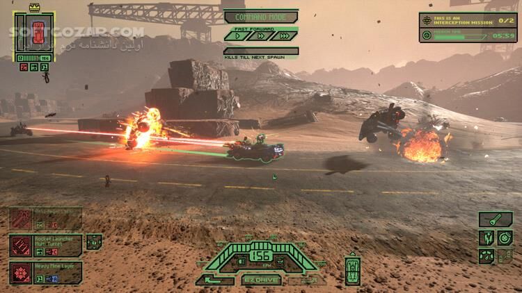 دانلود Dark Future: Blood Red States + Updates - دانلود بازی ماشین جنگی - سافت گذر