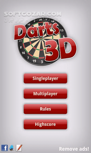 دانلود Darts 3D 1.1.12 for Android +2.3 - دانلود شبیه‌سازی پیشرفته یک نفره و چند نفره بازی دارت برای اندروید - سافت گذر