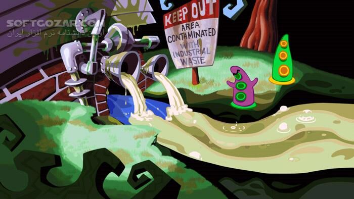 دانلود Day of the Tentacle Remastered - دانلود بازی هجوم هیولای بنفش | نسخه‌ی بازسازی شده - سافت گذر