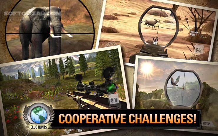 دانلود Deer Hunter 2019 5.2.2 for Android +3.0 - دانلود بازی شکارچی گوزن نسخه 2014 برای اندروید - سافت گذر